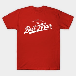 Bachelor Party Baseball Softball Style - Best Man T-Shirt